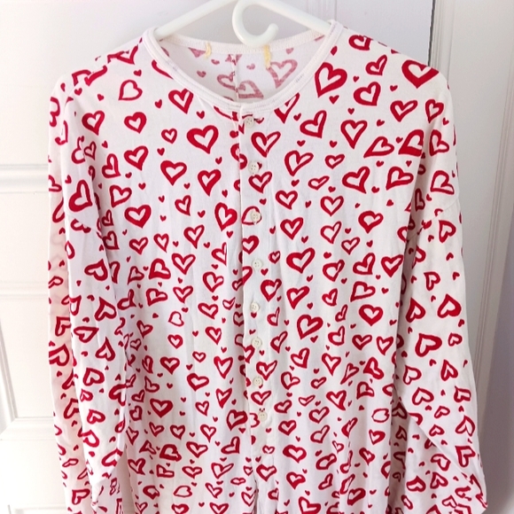 VTG 80s Gold Label Valentines onsie! S/M - Picture 1 of 10